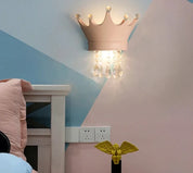 LuminaGlimmer - Crown Wall Lamp