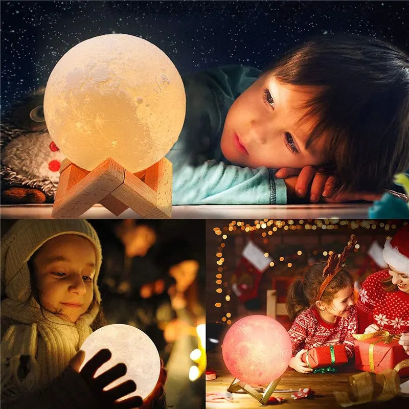 SophisticShine - Touch Moon Lamp