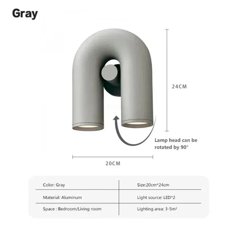 UtopiaGlow - Scandinavian Wall Lamp U-shaped