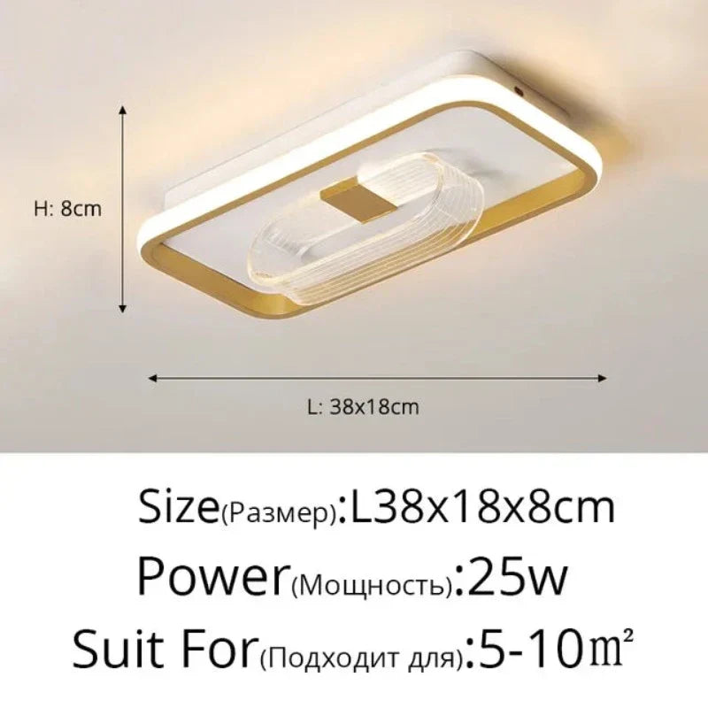 VintageVersatility - Acrylic Ceiling Lamp