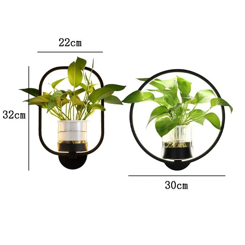 HerbaceousGlow - Radiant Wall Lamp