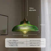 GlacialGlow - Glass Pendant Lamp