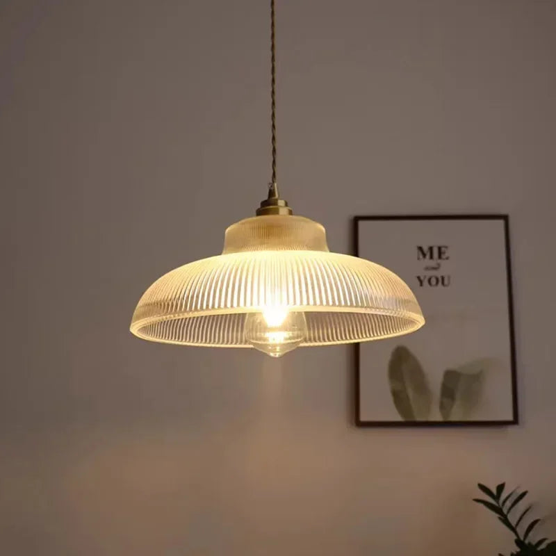 GlacialGlow - Glass Pendant Lamp