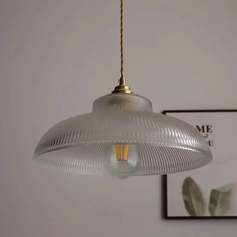GlacialGlow - Glass Pendant Lamp