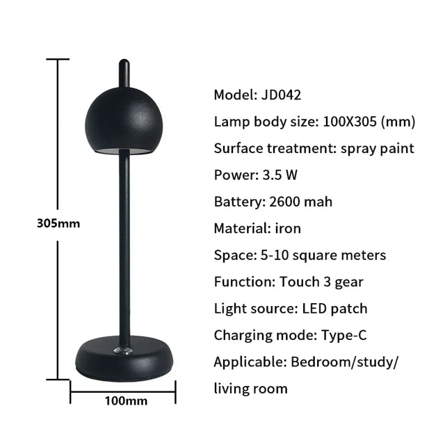 LumiFlex - Rechargeable LED Table Lamp