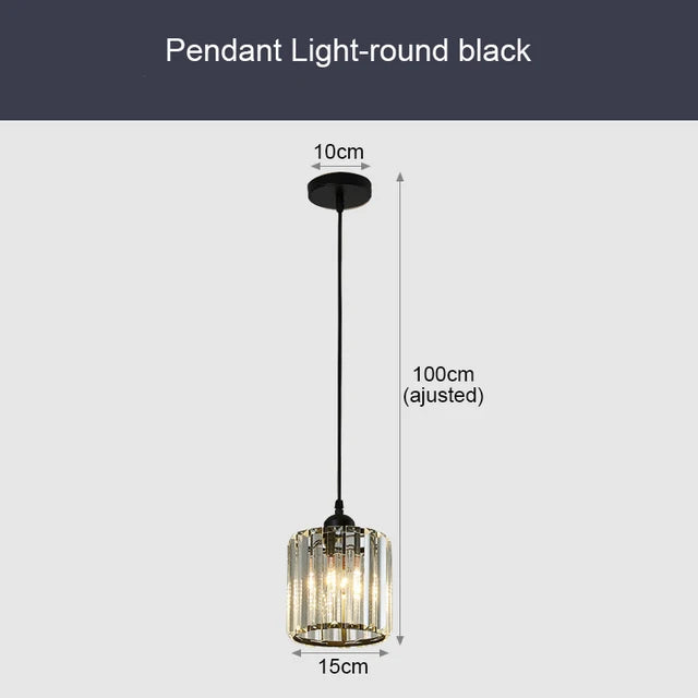 ShimmerGlo - Modern K9 Crystal Pendant Light