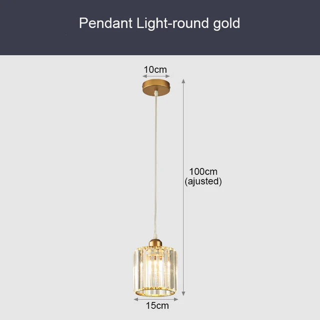 ShimmerGlo - Modern K9 Crystal Pendant Light