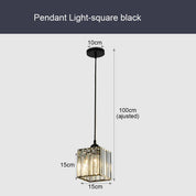 ShimmerGlo - Modern K9 Crystal Pendant Light
