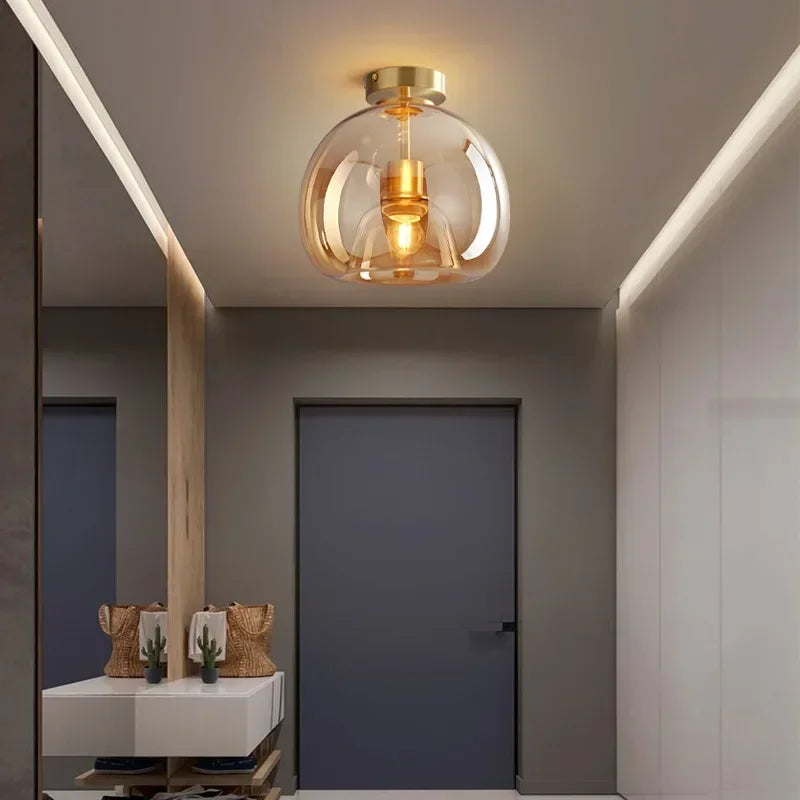 Transparence - Sleek Glass Ceiling Light