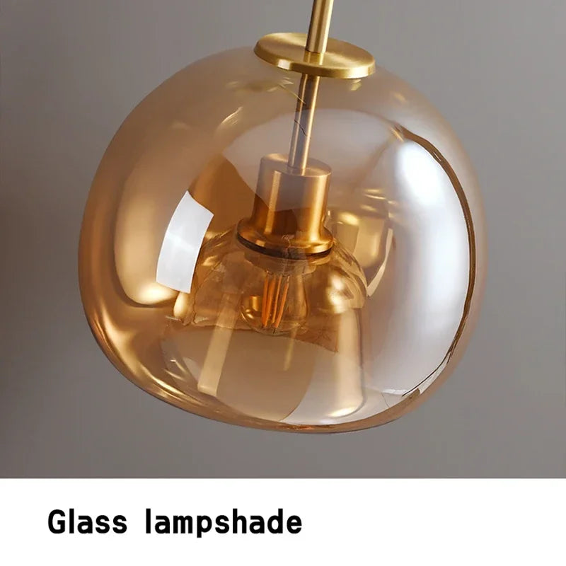 EssenceGlow - Minimalist Glass Ceiling Light