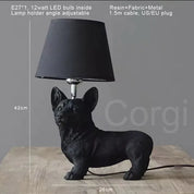 PupArt - Art Deco Puppy Table Lamp