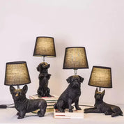 PupArt - Art Deco Puppy Table Lamp