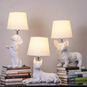 PupArt - Art Deco Puppy Table Lamp