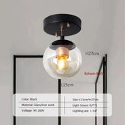 ModernOrb - Glass Sphere Ceiling Mount