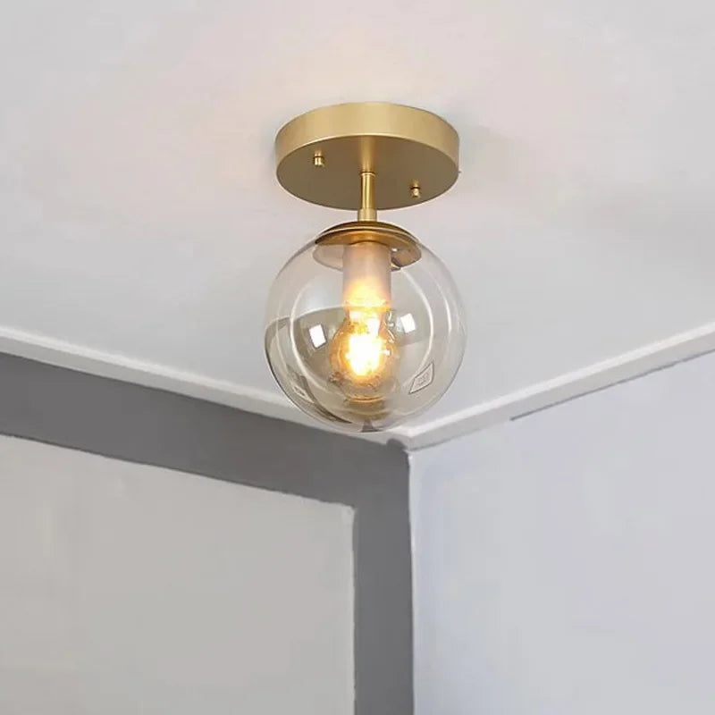 ModernOrb - Glass Sphere Ceiling Mount