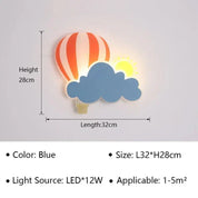 GlanzGleam - LED Wall Lamp for Children's Rooms and Corridors