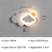 GlanzGleam - LED Wall Lamp for Children's Rooms and Corridors