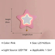 GlanzGleam - LED Wall Lamp for Children's Rooms and Corridors