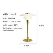 CelestialGlimmer - Scandinavian Simple Glass Table Lamp