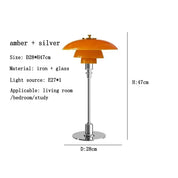 CelestialGlimmer - Scandinavian Simple Glass Table Lamp