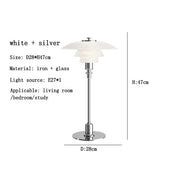CelestialGlimmer - Scandinavian Simple Glass Table Lamp