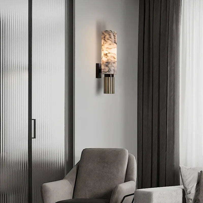 LuxeMarble - Marble Wall Lamp