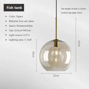 LoftLuxe - Scandinavian Glass Pendant Light