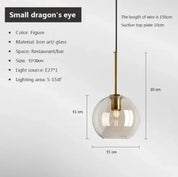 LoftLuxe - Scandinavian Glass Pendant Light