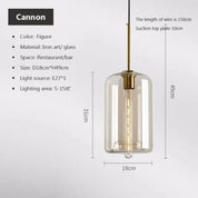 LoftLuxe - Scandinavian Glass Pendant Light