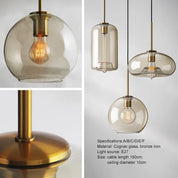 LoftLuxe - Scandinavian Glass Pendant Light