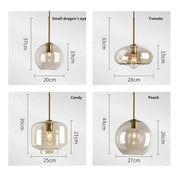 LoftLuxe - Scandinavian Glass Pendant Light