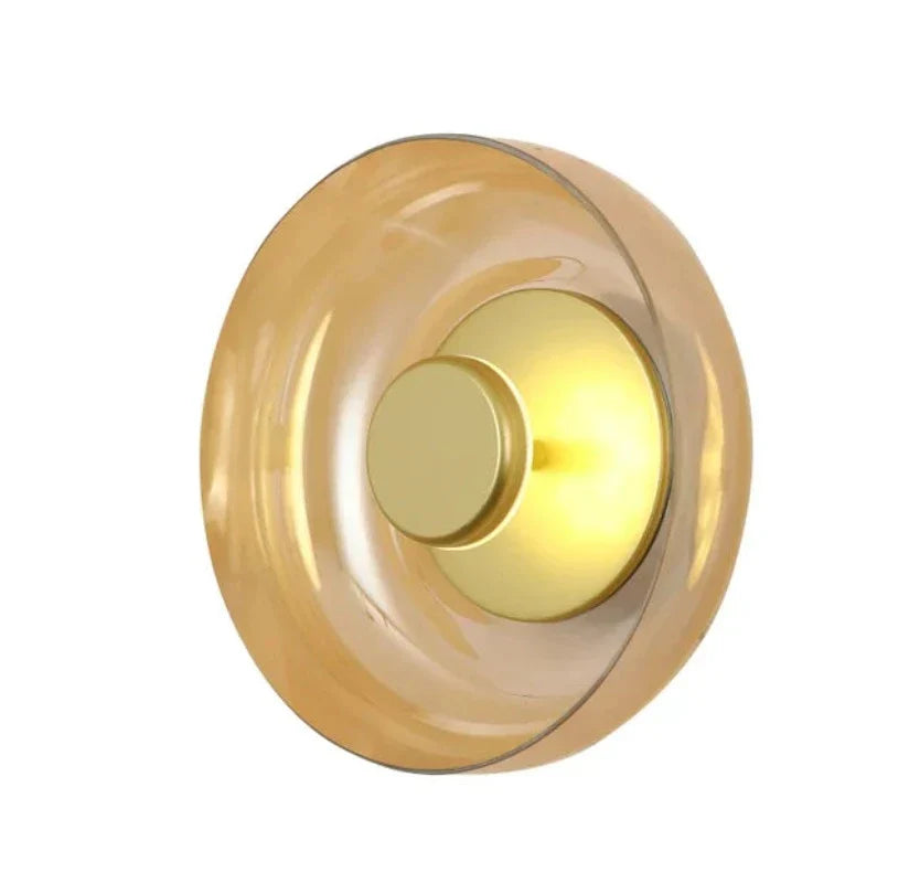 LuminousSphere - Hanging Wall Lamp with Glass Shade