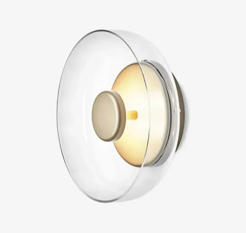 LuminousSphere - Hanging Wall Lamp with Glass Shade