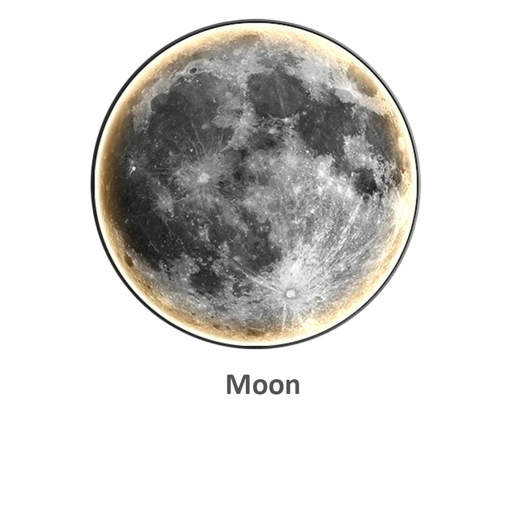 LunaLux - LED Moon Wall Lamp