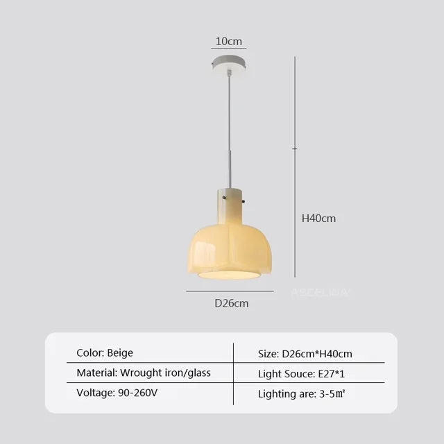 MedievalSimplicity - Glass Pendant Light