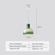 MedievalSimplicity - Glass Pendant Light