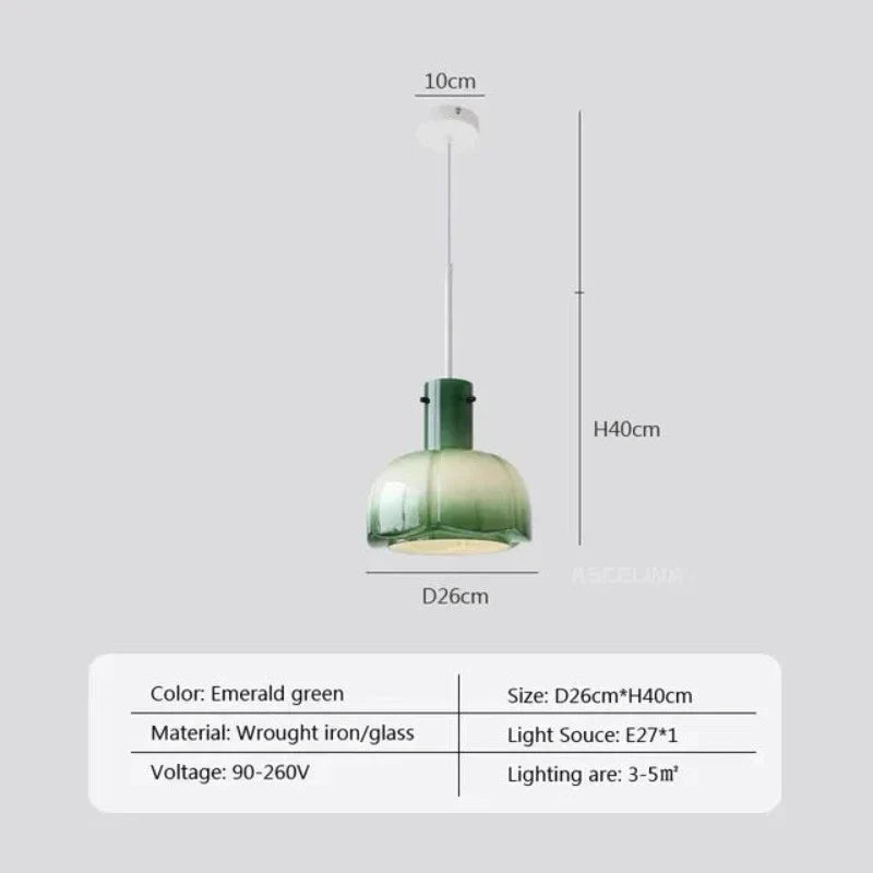 MedievalSimplicity - Glass Pendant Light