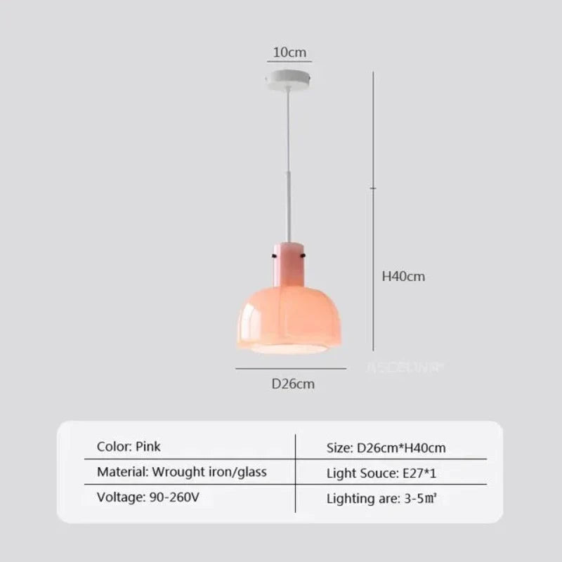 MedievalSimplicity - Glass Pendant Light