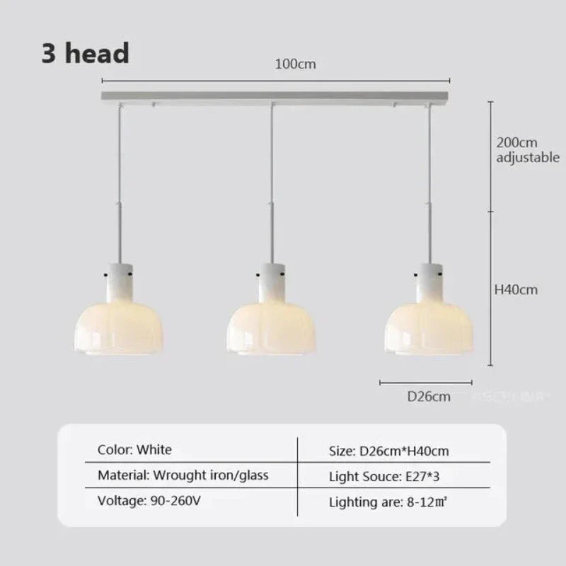 MedievalSimplicity - Glass Pendant Light
