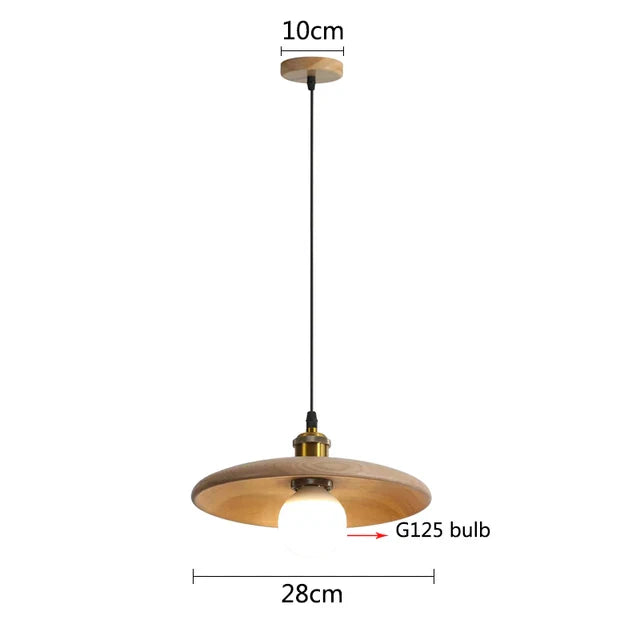 NordicNimbus - Scandinavian Wooden Pendant Light