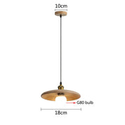 NordicNimbus - Scandinavian Wooden Pendant Light