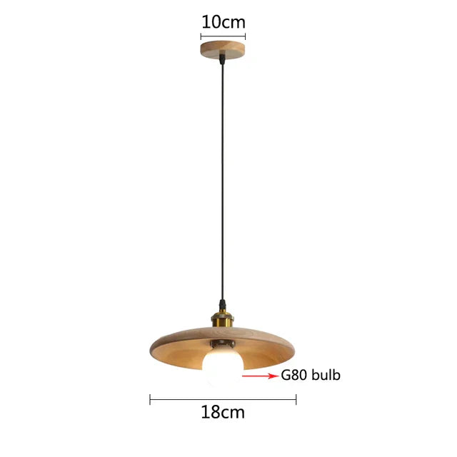 NordicNimbus - Scandinavian Wooden Pendant Light