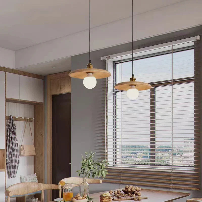 NordicNimbus - Scandinavian Wooden Pendant Light