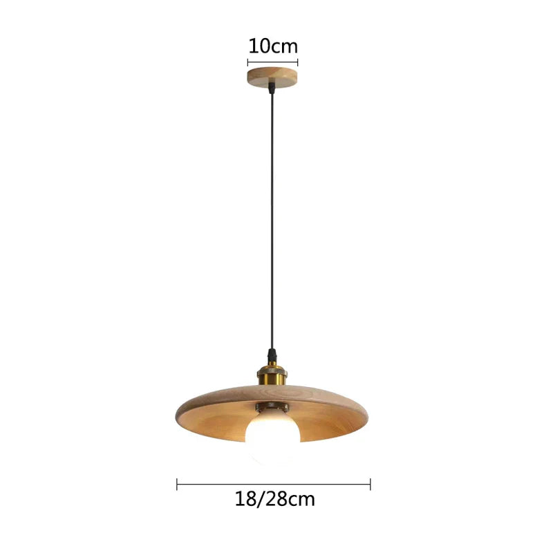 NordicNook - Scandinavian Wooden Pendant Light