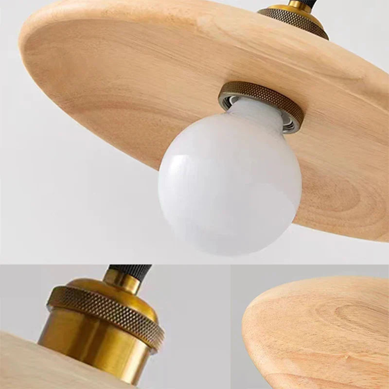 NordicNimbus - Scandinavian Wooden Pendant Light