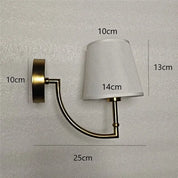 LuminaLuxe - Contemporary Linen Wall Lamp