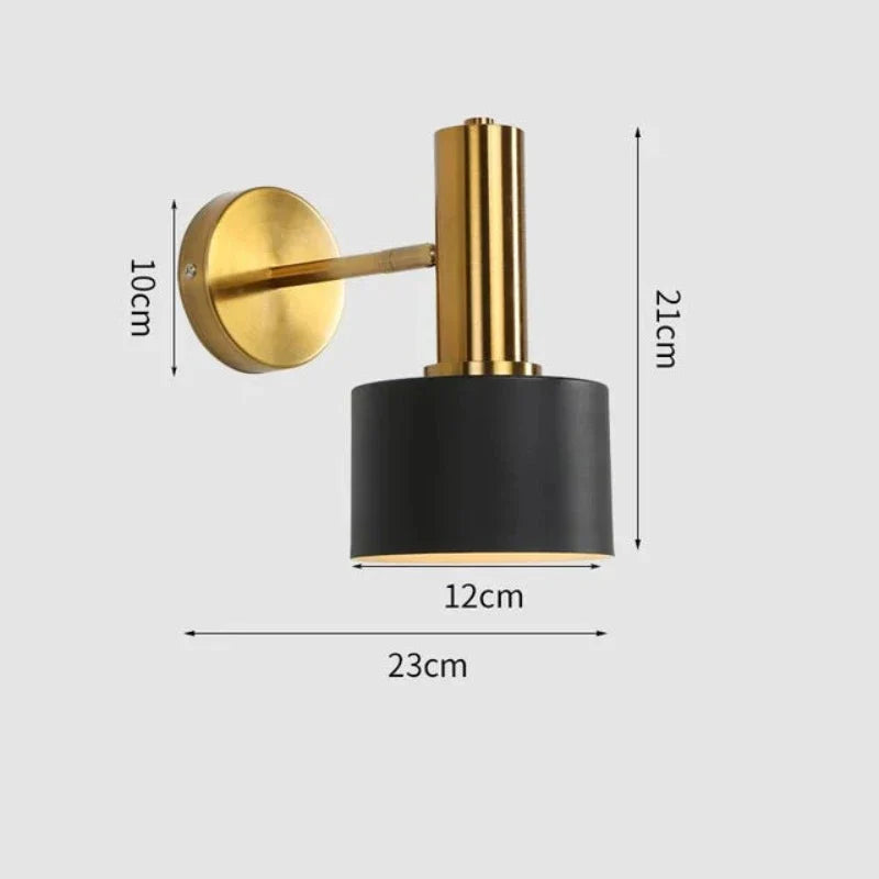 GoldGleam - Gold Wall Lamp