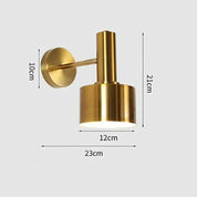 GoldGleam - Gold Wall Lamp