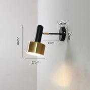 GoldGleam - Gold Wall Lamp