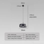 ClearAura - Minimalist Glass Lamp